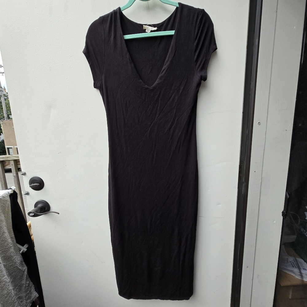 See You Monday Bodycon V-Neck Dress (Copy)